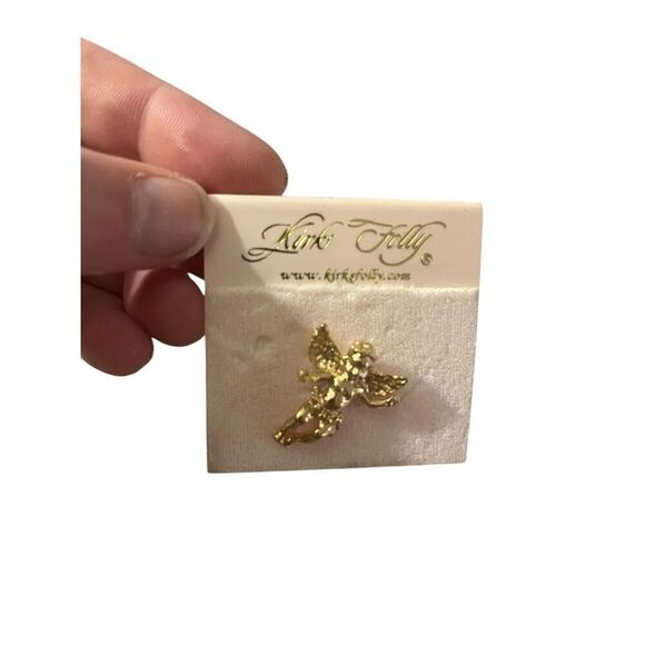 Kirk’s Folly Goldtone Angel Pin - Picture 1 of 2